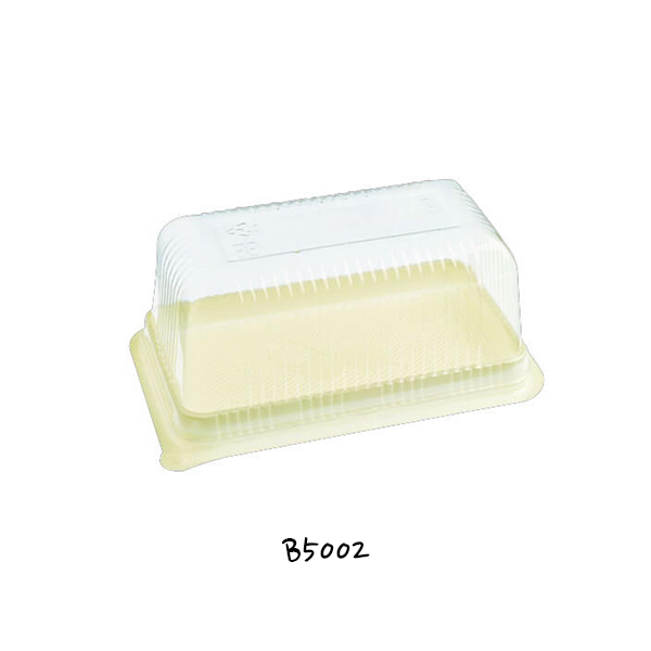 Plastic Rectangular Roll Cake Box | B5002(M) B5003(L) | 300(case) – 600(case)